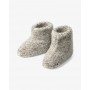 The cozy Sheep Uldhjemmesko til Børn (Høj model) – Lysegrå