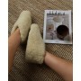 The cozy Sheep Uldhjemmesko (Lav model) – hvid