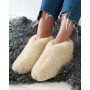 The cozy Sheep Uldhjemmesko (Lav model) – hvid