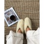 The cozy Sheep Uldhjemmesko (Lav model) – hvid