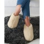 The cozy Sheep Uldhjemmesko (Lav model) – hvid