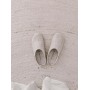 The cozy Sheep Uldtøffel med gummisål – Beige