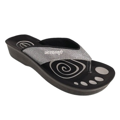 Aerosoft sandaler - model 825 m. glimmer - Sølv