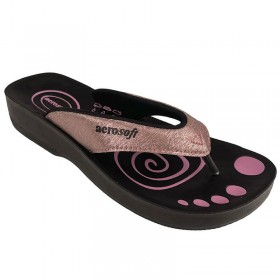 Aerosoft sandaler - model 825 m. glimmer - Pink
