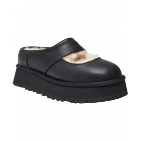 UGG W Bea Mary Jane hjemmesko LTHR - Sort