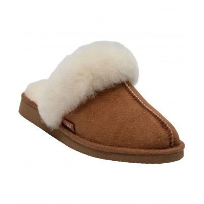 Royal Slippers Elsa dame hjemmesko - Brun