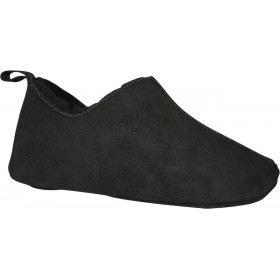 Royal Slippers Peter Pan dame hjemmesko - Sort