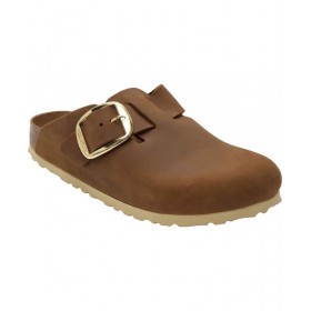 Birkenstock Boston Big Buckle - Cognac