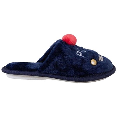 Politi hjemmesko med åben hæl