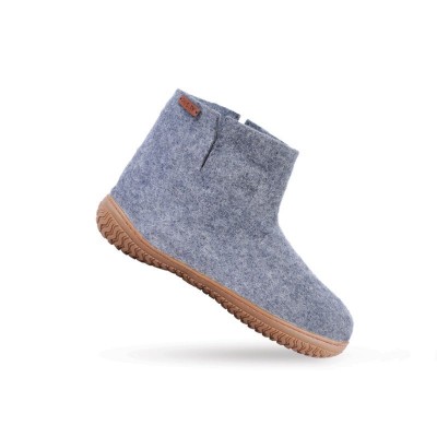 SHUS Uldstøvler m/gummisål – Denim